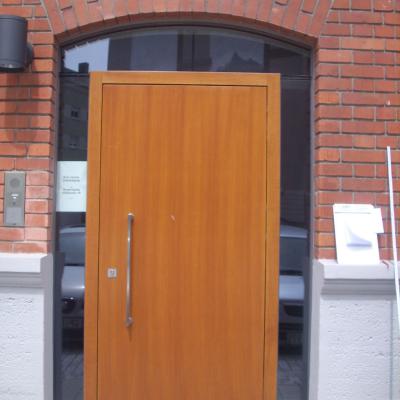 Haustuereeichglattmitglasumrahmung 2